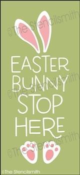 5897 - Easter Bunny stop here - The Stencilsmith