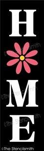 5903 - HOME (flower) - The Stencilsmith