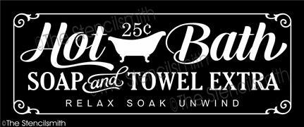 5938 - Hot Bath - The Stencilsmith