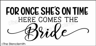 5946 - for once she's on time here comes - The Stencilsmith