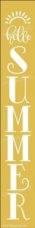5954 - hello SUMMER - The Stencilsmith