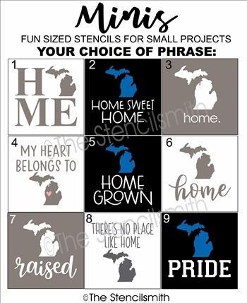 5964 - MICHIGAN Minis - The Stencilsmith