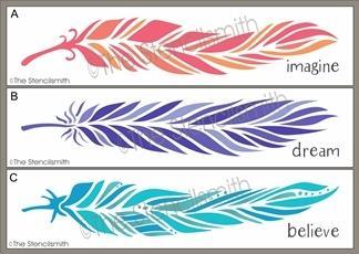 5989 - Feathers - The Stencilsmith