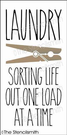 6020 - LAUNDRY sorting life out - The Stencilsmith