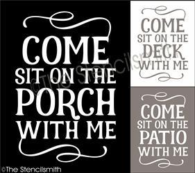 6040 - come sit on the - The Stencilsmith