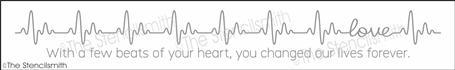 6046- with a few beats of your heart - The Stencilsmith