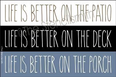 6051 - Life is better at the - The Stencilsmith