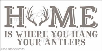 6070 - Home is where you hang your antlers - The Stencilsmith