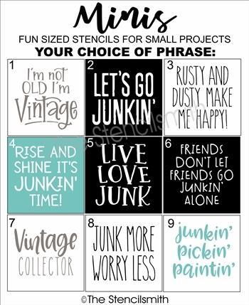 6076 - Antique minis - The Stencilsmith