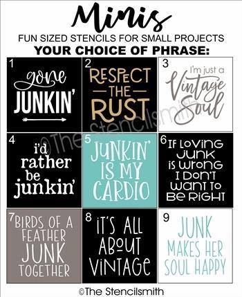 6078 - Antique minis - The Stencilsmith