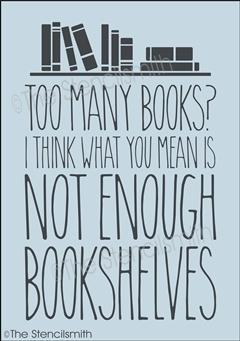6088 - Too many books? - The Stencilsmith