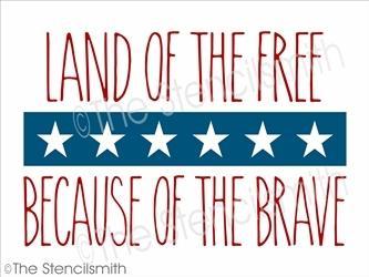 6104 - land of the free - The Stencilsmith