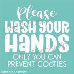 6129 - please wash your hands only you - The Stencilsmith