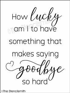 6136 - how lucky am I to - The Stencilsmith