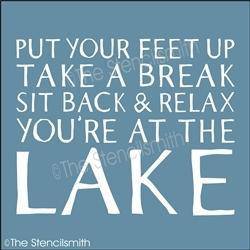 6164 - put your feet up take a break - The Stencilsmith