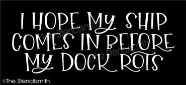 6165 - I hope my ship comes in before - The Stencilsmith