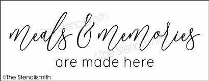 6197 - meals & memories are made here - The Stencilsmith