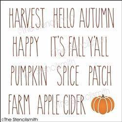 6224 - Fall words - The Stencilsmith