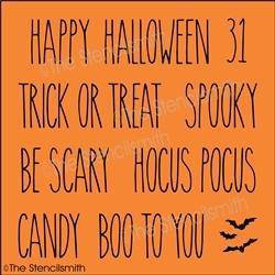 6225 - Halloween words - The Stencilsmith