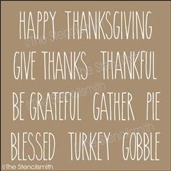 6226 - Thanksgiving words - The Stencilsmith