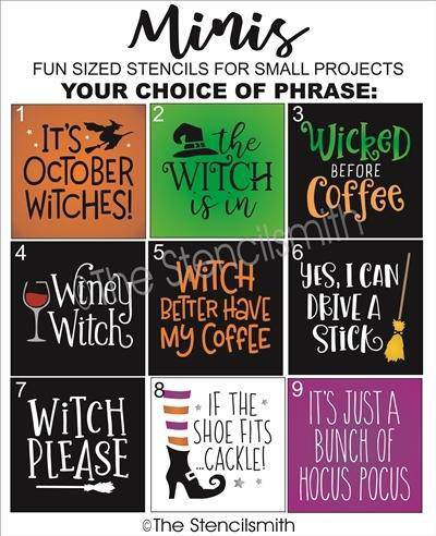 6276 - Witchy Minis - The Stencilsmith