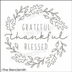 6288 - grateful thankful blessed - The Stencilsmith