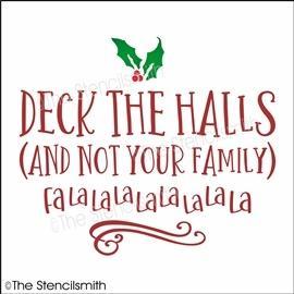 6397 - Deck the Halls and not your family - The Stencilsmith