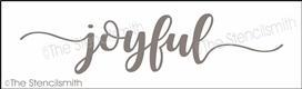6426 - joyful - The Stencilsmith