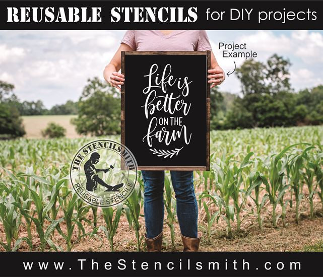6502 - life is better at the barn / farm - The Stencilsmith