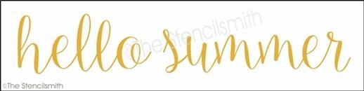 6529 - hello summer - The Stencilsmith