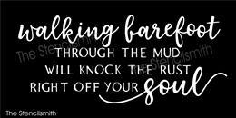 6539 - walking barefoot through - The Stencilsmith