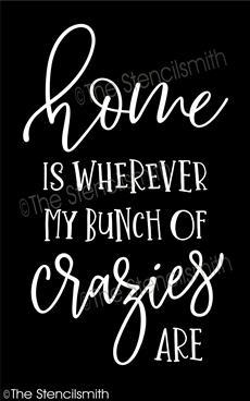 6543 - home is wherever my bunch of - The Stencilsmith