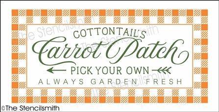 6560 - Cottontail's Carrot Patch - The Stencilsmith