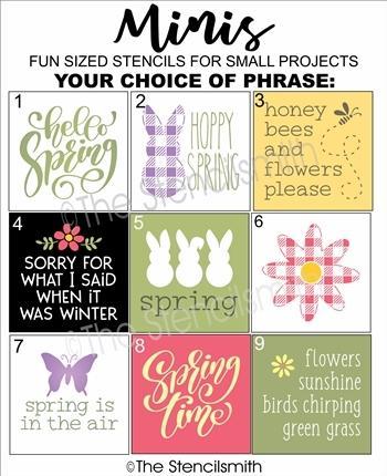 6600 - Spring minis - The Stencilsmith