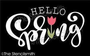 6606 - hello spring - The Stencilsmith