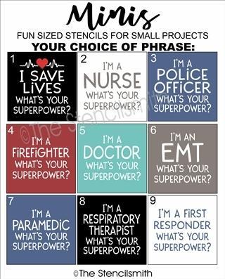 6663 - What's Your Superpower? minis - The Stencilsmith