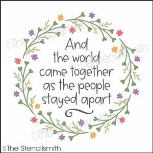 6665 - And the world came together - The Stencilsmith