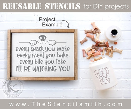 6705- every snack you make - The Stencilsmith