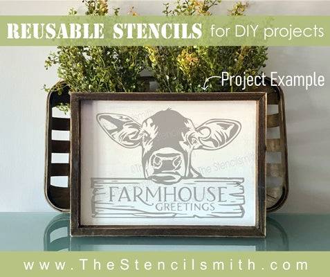 6748 - Farmhouse Greetings - The Stencilsmith