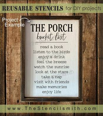 6779 - The ... bucket list - The Stencilsmith