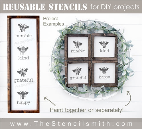 6807 - bee humble kind - The Stencilsmith