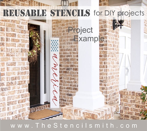 6809 - America (stars) - The Stencilsmith