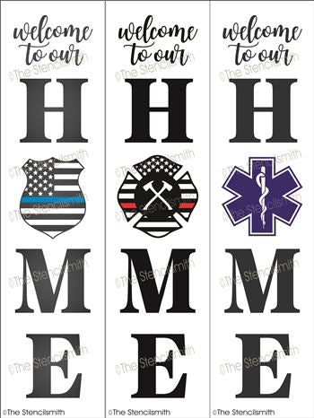 6844 - Welcome to our Home (badge) - The Stencilsmith