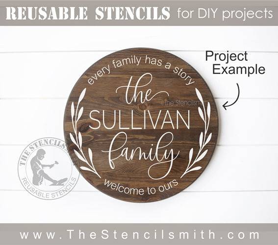 6845 - Family Name (every family has a story) - The Stencilsmith