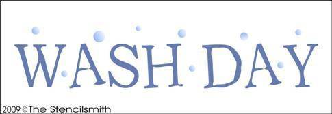 686 - WASH DAY - The Stencilsmith
