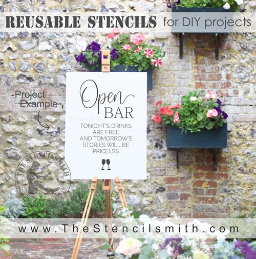 6906 - Open Bar - The Stencilsmith
