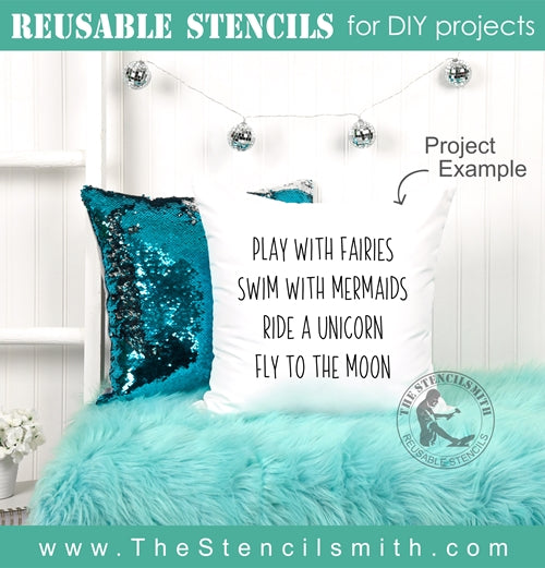 6936 - play with fairies - The Stencilsmith