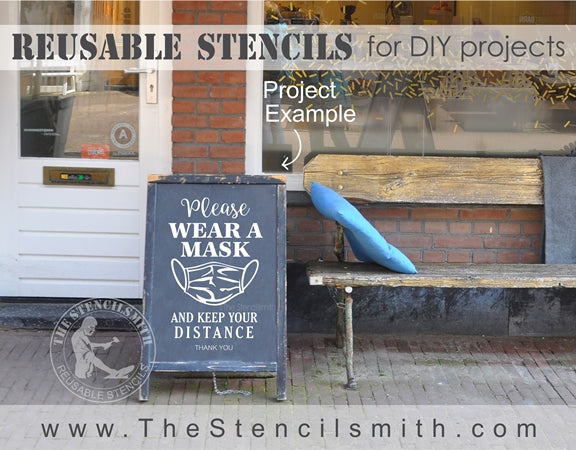 6950 - Please wear a mask - The Stencilsmith