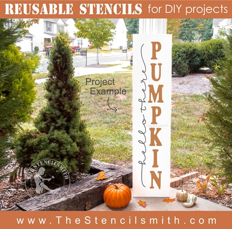6955 - hello there PUMPKIN - The Stencilsmith