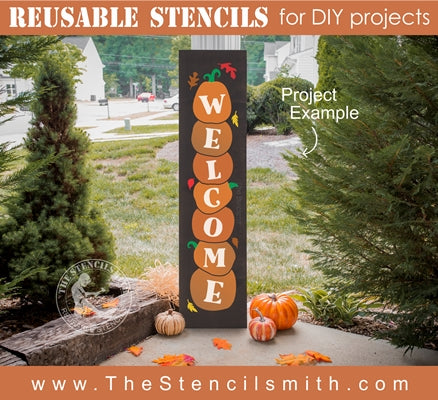 6959 - welcome (pumpkins) - The Stencilsmith